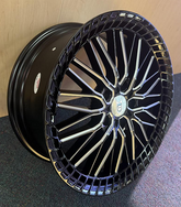 18" Drastic DS4-M Wheel 🌟 18X8 +38 5X114.3 🌟 C.B 73.1 Black & Machined Window Rim